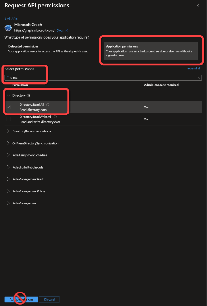 directory read