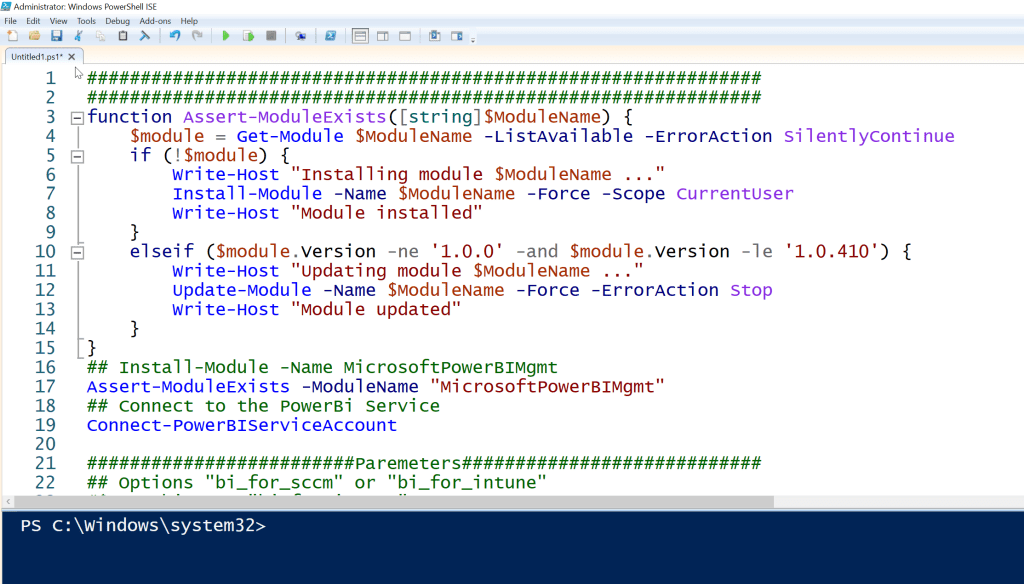 Run The Code - PowerShell