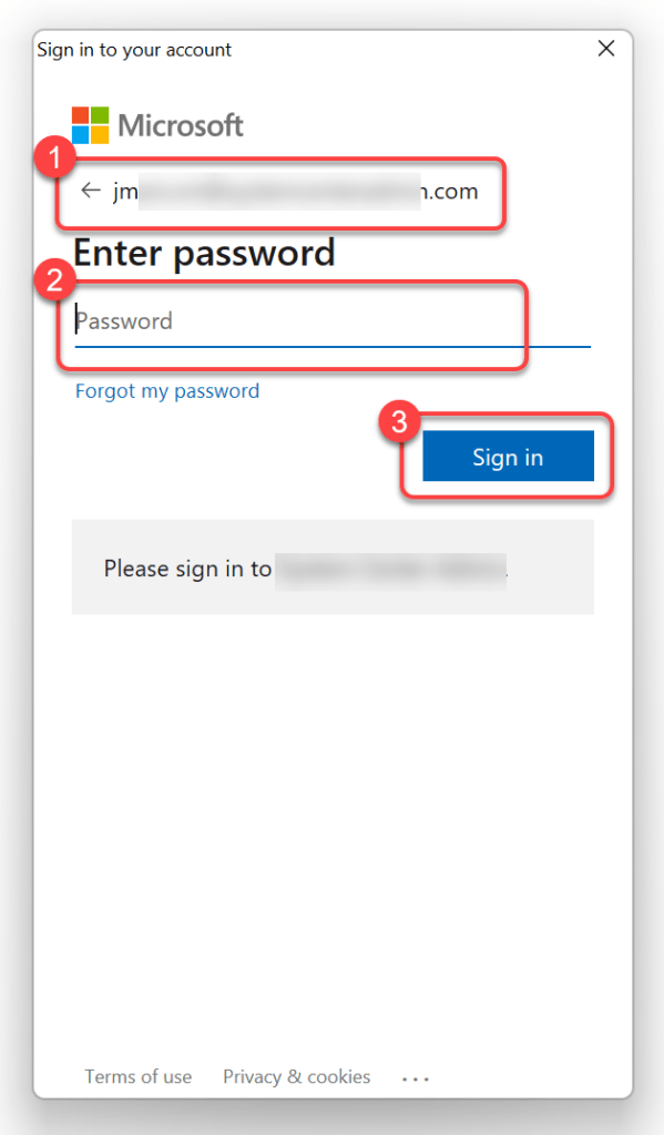 Sign in to Power BI