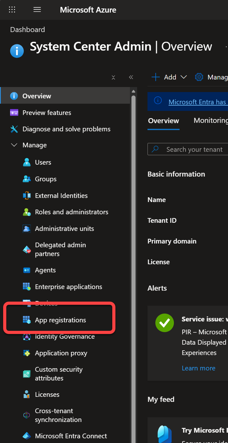 Microsoft Entra ID App registrations, New registration