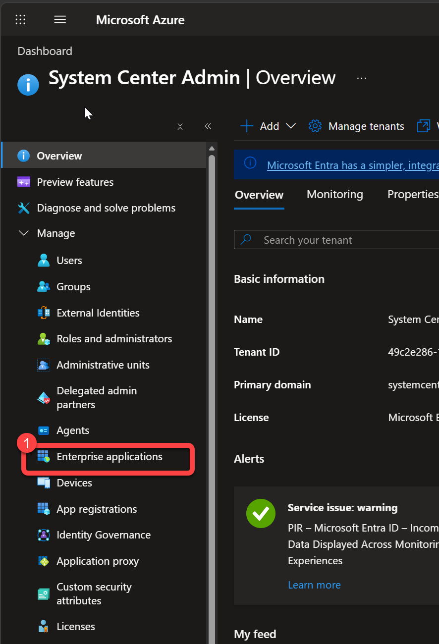 Microsoft Entra ID Enterprise applications