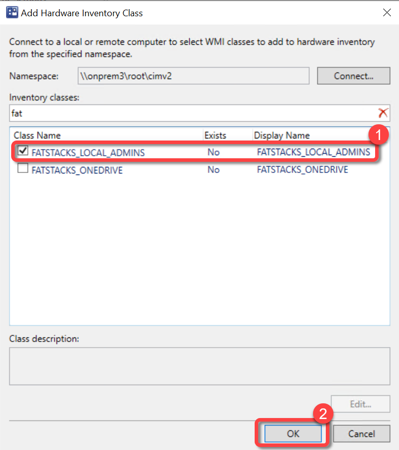 SCCM Local Admin Hardware Inventory Classes