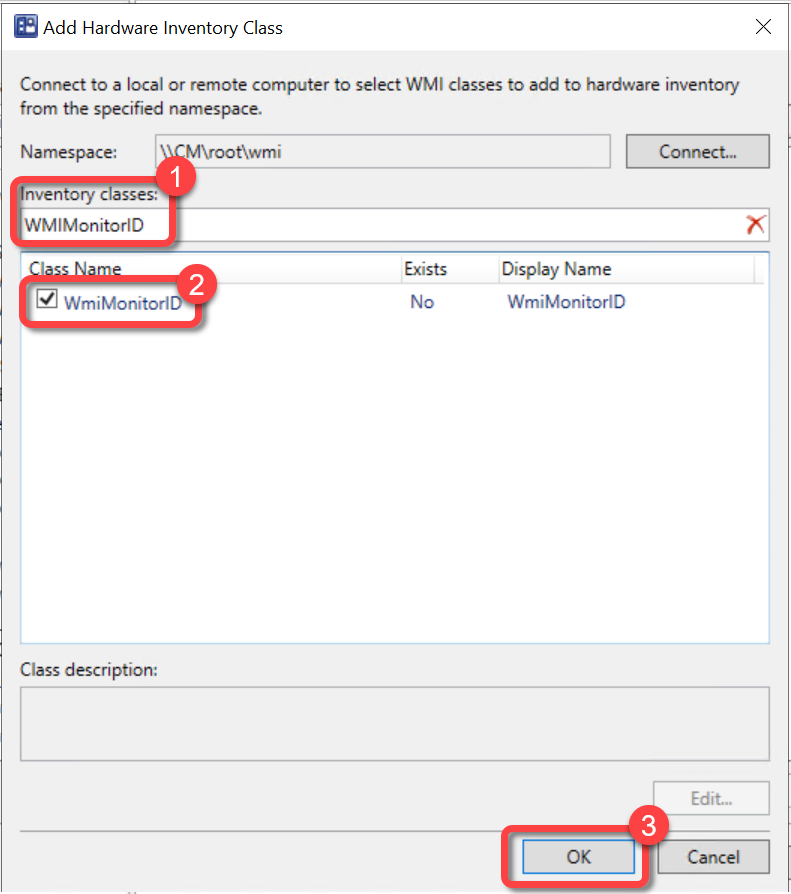 SCCM Default Client Settings Search Classes