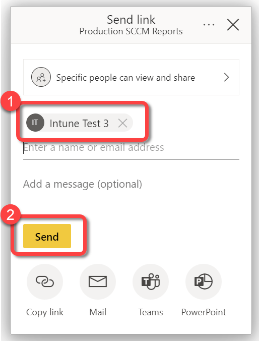 SCCM Migration - Send Link