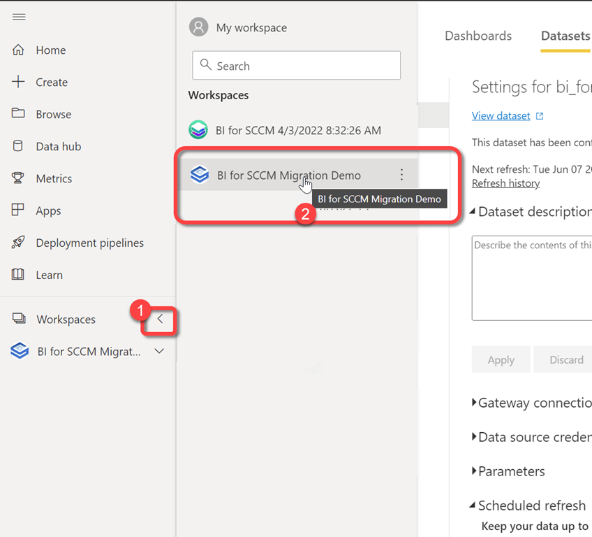 SCCM Migration - Workspace