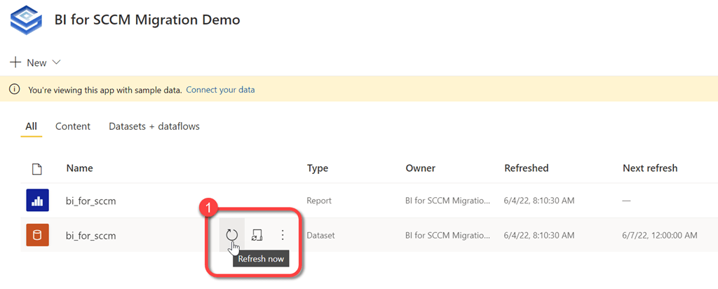 SCCM Migration - Refresh Now
