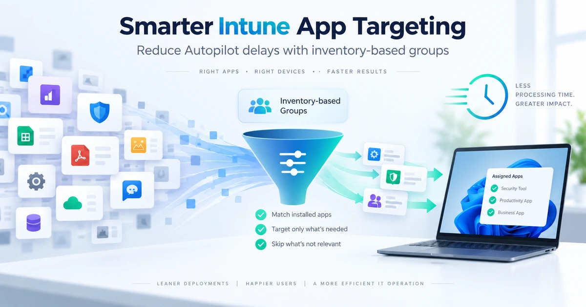 Why Autopilot Is Evaluating Hundreds of Apps, and How We Built a Better Way to Target Intune Updates