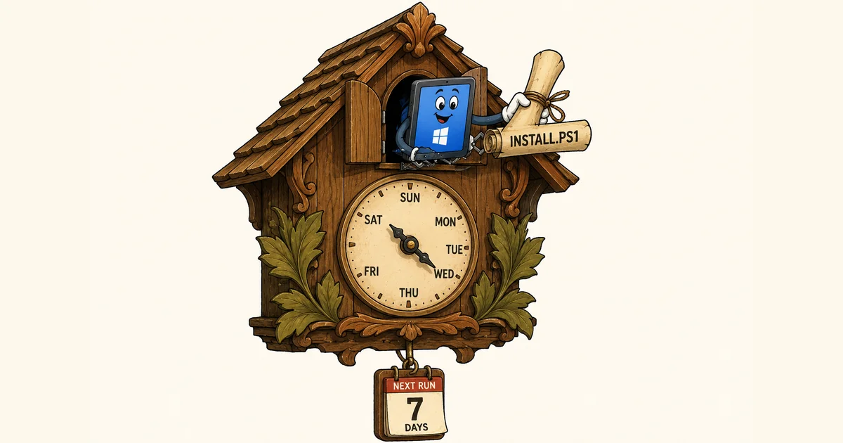 Scheduled Re-Execution for Intune Win32 Apps Using a Registry Timestamp