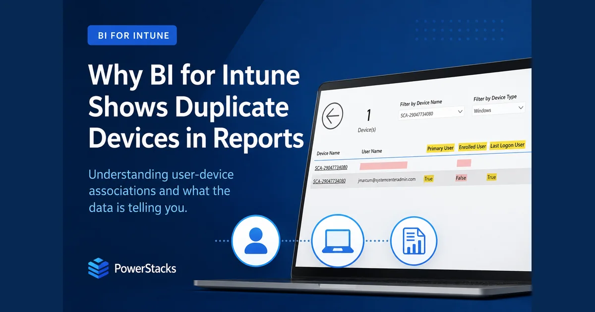 Why BI for Intune Shows Duplicate Devices in Reports