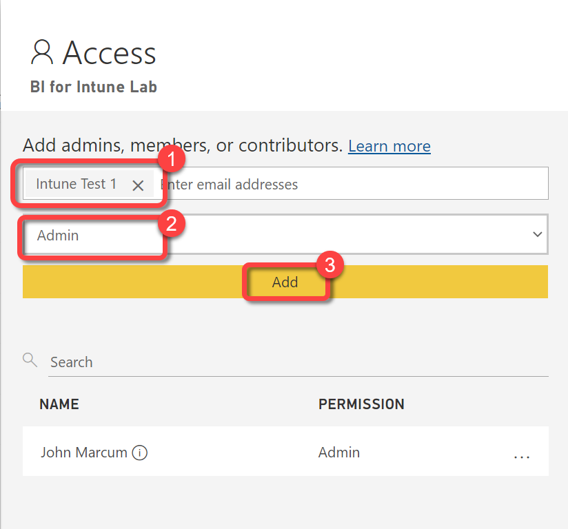 Intune Migration - Access