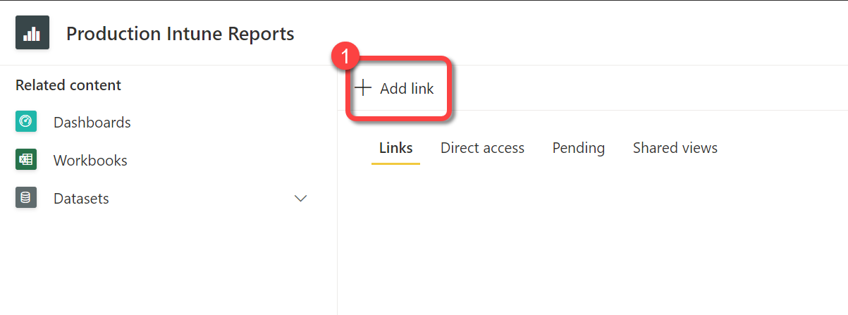 Intune Migration - Add Link