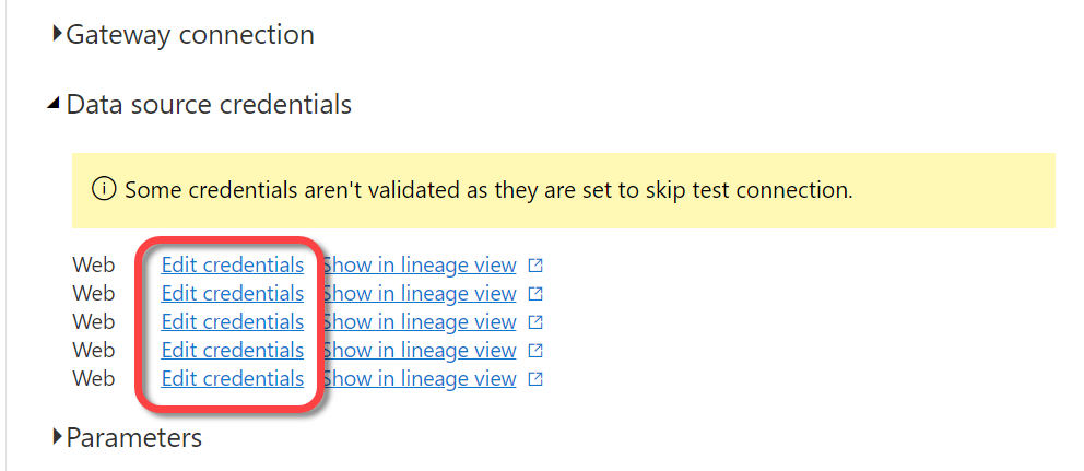 Intune Migration - Edit Credentials