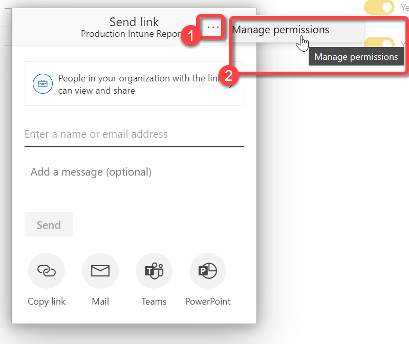 Intune Migration - Manage Permissions