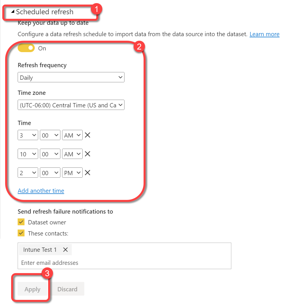 Intune Migration - Refresh Frequency