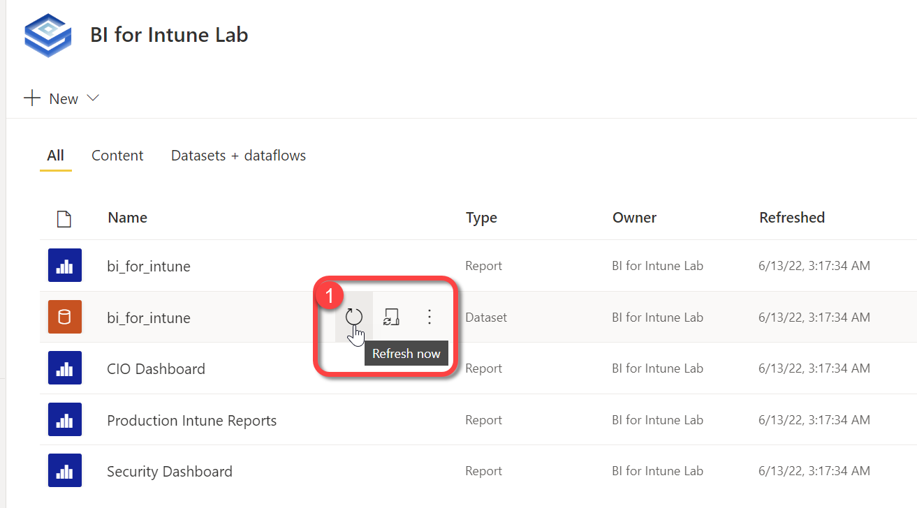 Intune Migration - Refresh Now