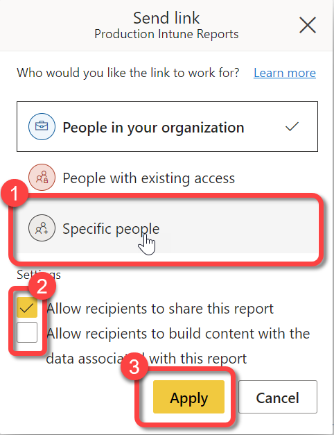 Intune Migration - Specific People